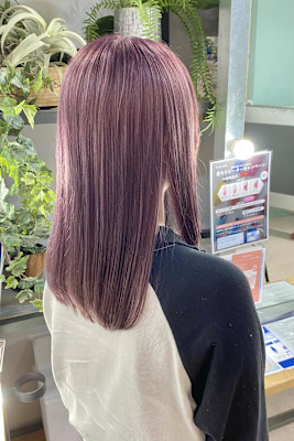 ピンク/ブリーチカラー