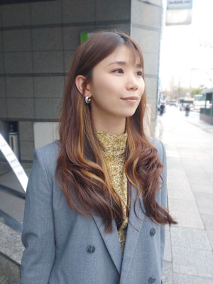 ソフトバレイヤージュで作るロングレイヤー