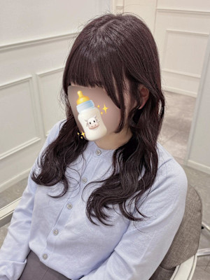 ぱっつん前髪×2wayバング×S字後れ毛＊まゆ