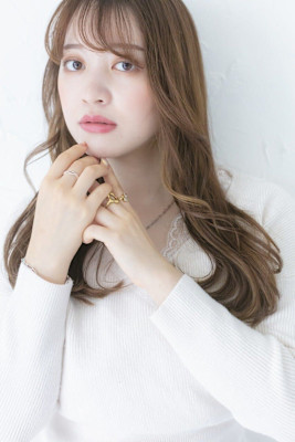 ミルクティーベージュシースルーバング成増地下鉄成増大山