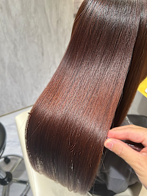 "髪質改善で叶える" オレンジベージュ『銀座/個室』