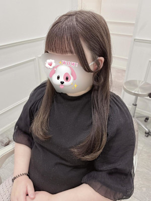 ぱっつん前髪×太め流しバング×S字後れ毛＊まゆ