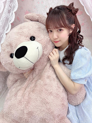 透色ドロップ佐倉なぎちゃん＊立体リボンハーフツイン＊まゆ