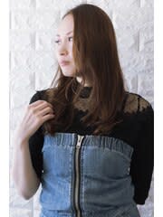 #2024#グレージュ#春#夏＃セミロング＃ストレート