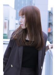 #2024#グレージュ#春#夏＃セミロング＃ストレート