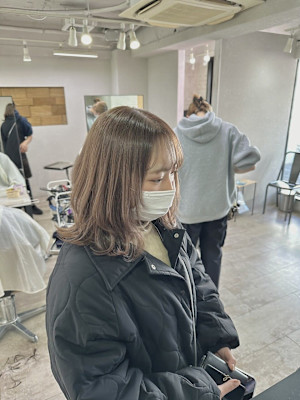 ベージュカラーミディアムレイヤー成増地下鉄成増大山