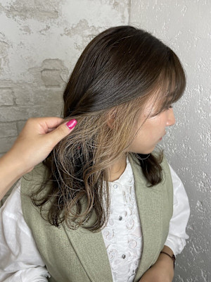 イヤリングカラーミルクティーベージュ成増地下鉄成増大山