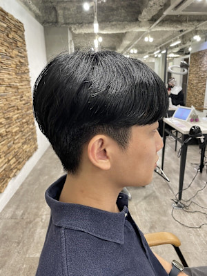 メンズマッシュウルフショート成増地下鉄成増大山