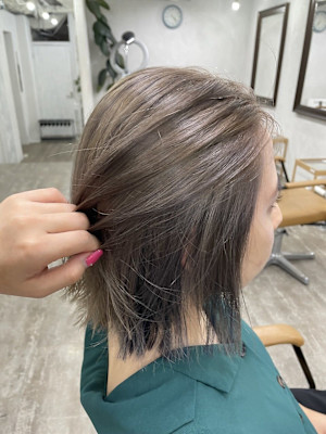 ミルクティーベージュボブ成増地下鉄成増大山