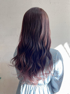 【MICHI refre店　福光柚香里】ラベンダーピンク