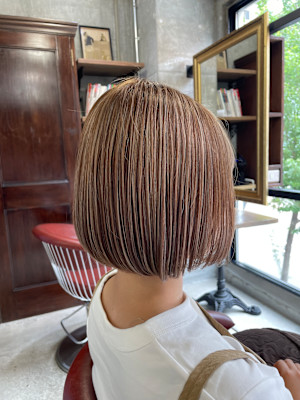 ハイライト×ベージュカラー