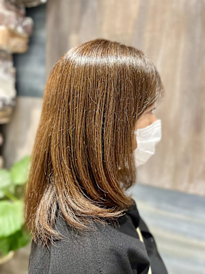 セミロングレイヤー