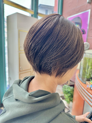 丸ミニショートボブ/Ju