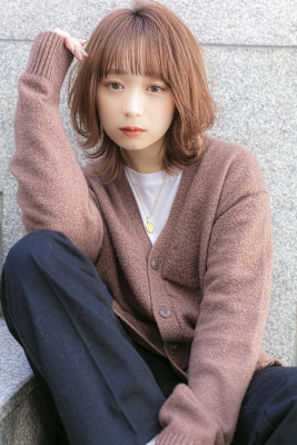 オレンジベージュミディアムレイヤー成増地下鉄成増大山