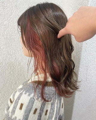 ピンクインナーカラー成増地下鉄成増大山