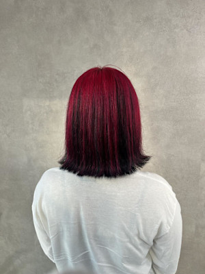 miu　レッド&ブラックのアンブレラカラー