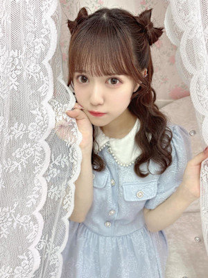 透色ドロップ佐倉なぎちゃん＊立体リボンハーフツイン＊まゆ