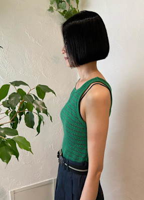 〜大人女性の切りっぱなしワンレングスボブ〜