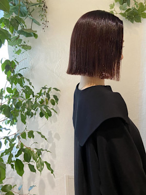 〜大人女性のオーガニックHカラーボブ〜