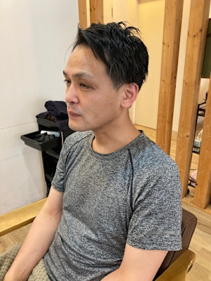 お客様髪質改善データ1305(メンズショート)