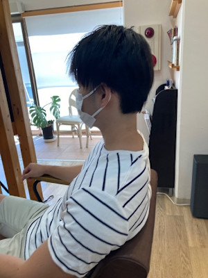 お客様髪質改善データ1304(メンズショート)