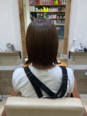 姫カットカールセミディシアーカラー