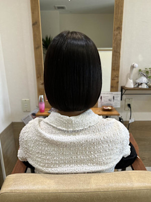 姫カットカールセミディシアーカラー