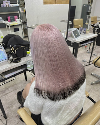 ホワイトピンクエンドカラー成増地下鉄成増大山