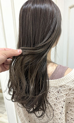 cropes辻堂谷川　ハイライト×シアーアッシュ