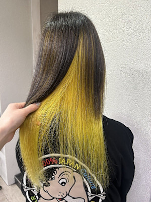 イエローインナーカラー成増地下鉄成増大山