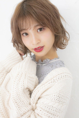 ミルクティーベージュボブ成増地下鉄成増大山