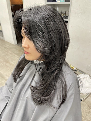 ダークグレー顔周りレイヤー成増地下鉄成増大山