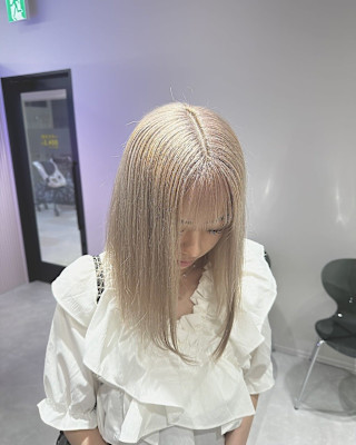 ホワイトベージュハイトーンカラー成増地下鉄成増大山