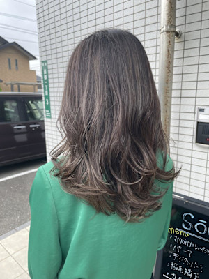 ハイライト×ラベンダーアッシュ