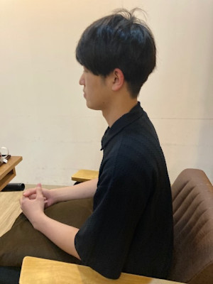 お客様髪質改善データ1308(猫毛ストレート髪マッシュ)