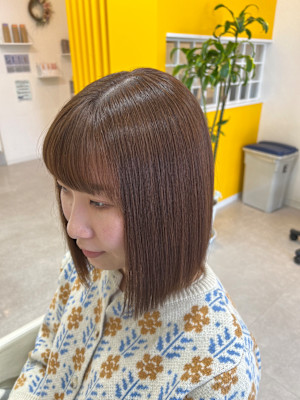 【髪仕度CORE／札幌市東区】ハイトーンボブ