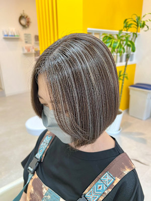 【髪仕度CORE／札幌市東区】ハイライト×ボブ