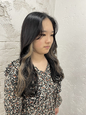 ミルクティーベージュイヤリングカラー成増地下鉄成増大山