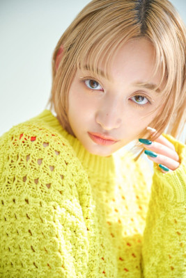 ヘルシーベージュ切りっぱなしボブ