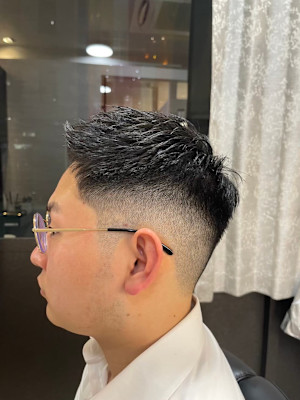 フェード×アップバング