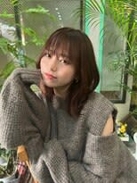 【U-fu】暖色系カラー/カジュアル外ハネボブスタイル