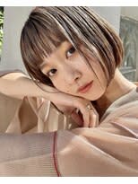 ハイトーンボブ/ベージュボブ