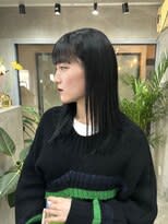 ブルーブラック/髪質改善/髪質改善ストレート