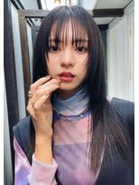 フェイスレイヤー/アッシュブラック/ブルーブラック