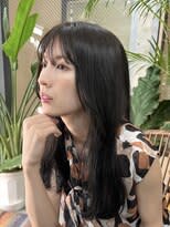 オリーブグレージュ/韓国ヘア/透明感カラー