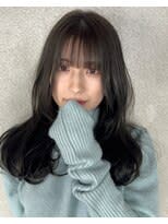 オリーブカラー/オリーブグレージュ/韓国ヘア