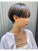 大人可愛いマッシュベースショート