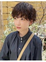 U-fu×ショートパーマ