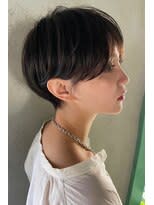 大人可愛いマッシュベースショート