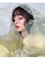 ミディアムパーマスタイル